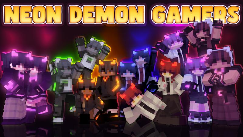 Neon Demon Gamers on the Minecraft Marketplace by CubeCraft Games