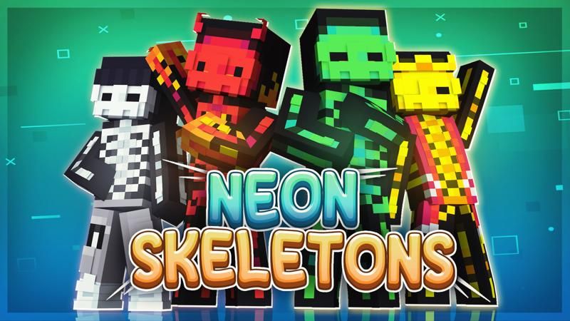 Neon Skeletons on the Minecraft Marketplace by CubeCraft Games