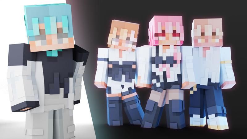 Pastel Black & White on the Minecraft Marketplace by CubeCraft Games