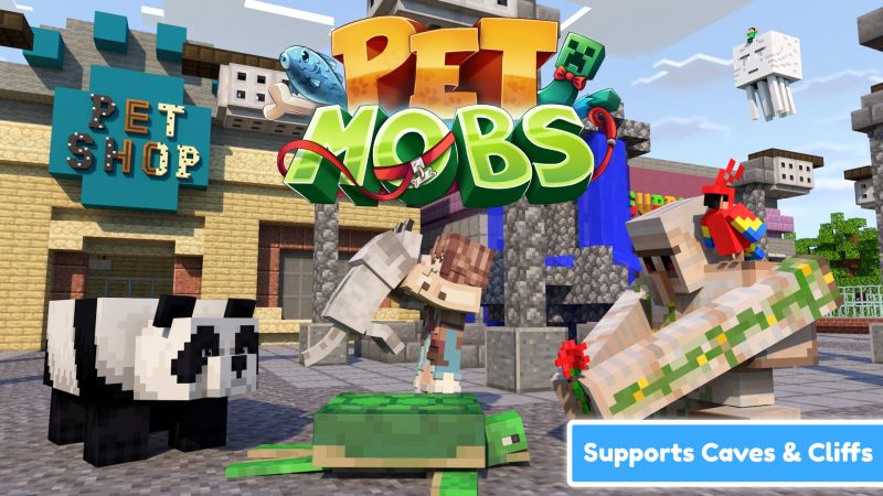 Pet Mobs on the Minecraft Marketplace by CubeCraft Games