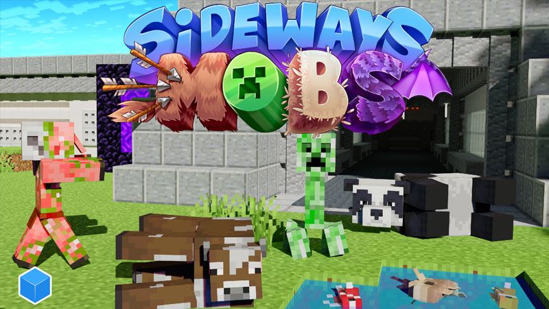 Sideways Mobs on the Minecraft Marketplace by CubeCraft Games