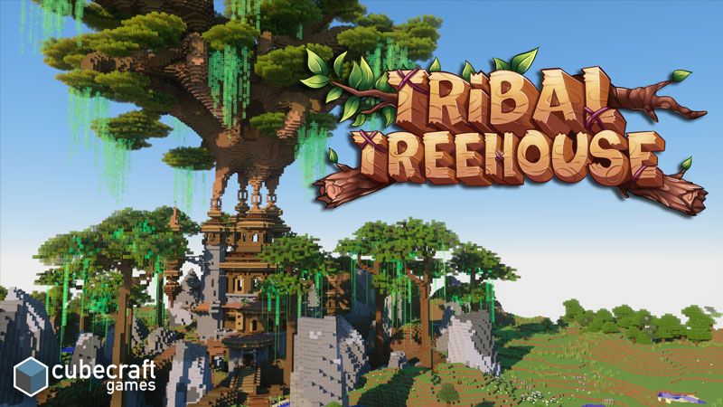 Tribal Treehouse on the Minecraft Marketplace by CubeCraft Games