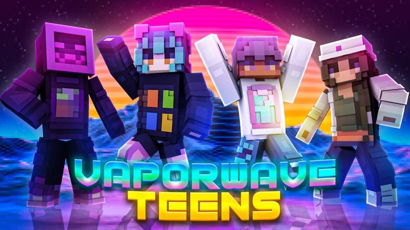 Vaporwave Teens on the Minecraft Marketplace by CubeCraft Games