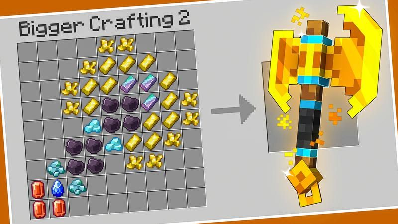 Bigger Crafting 2 on the Minecraft Marketplace by Cubed Creations