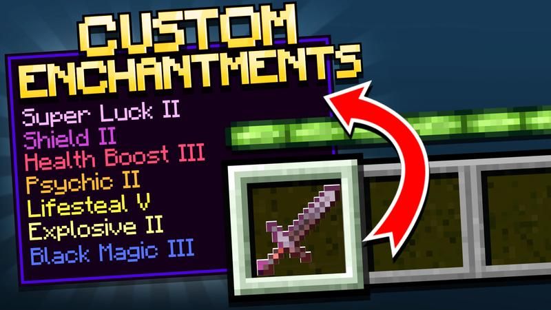 Custom Enchantments on the Minecraft Marketplace by Cubed Creations