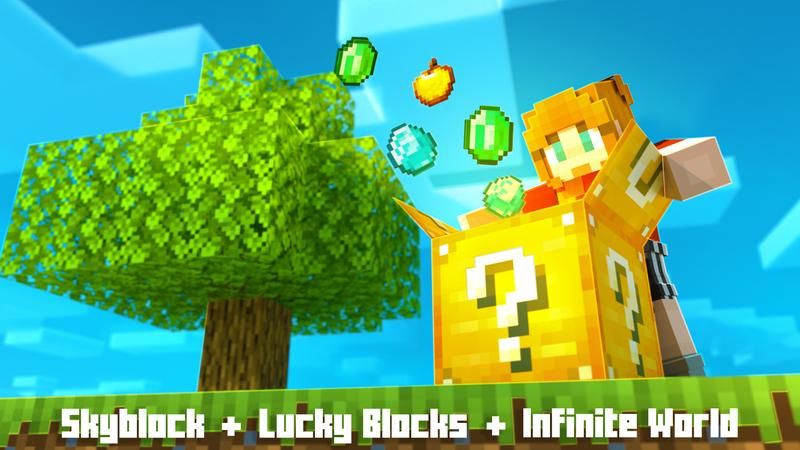 Infinity Lucky Block Skyblock