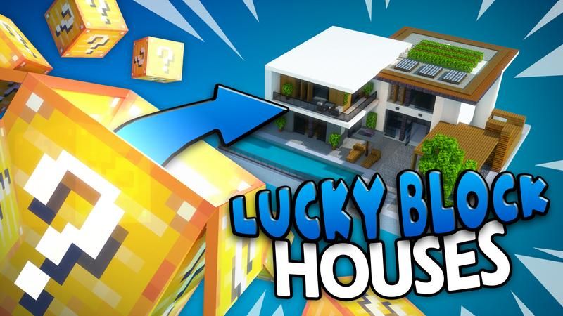 Lucky Block Houses on the Minecraft Marketplace by Cubed Creations