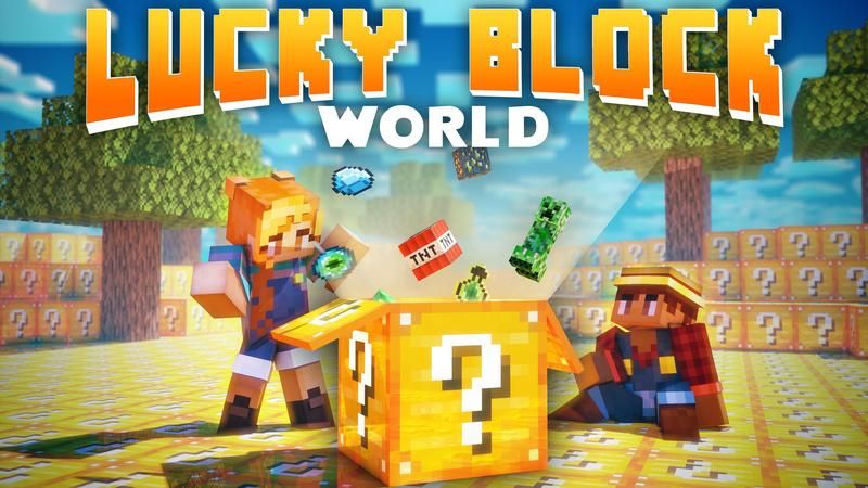 Lucky Block World on the Minecraft Marketplace by Cubed Creations