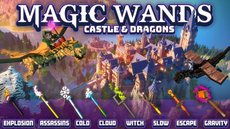 Magic Wands (Castle & Dragons) on the Minecraft Marketplace by Cubed Creations