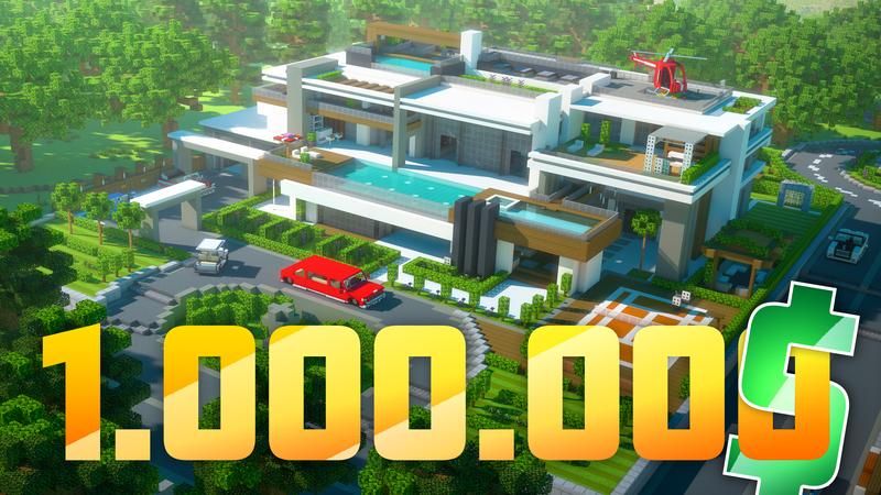 Millionaire Summer Mansion on the Minecraft Marketplace by Cubed Creations