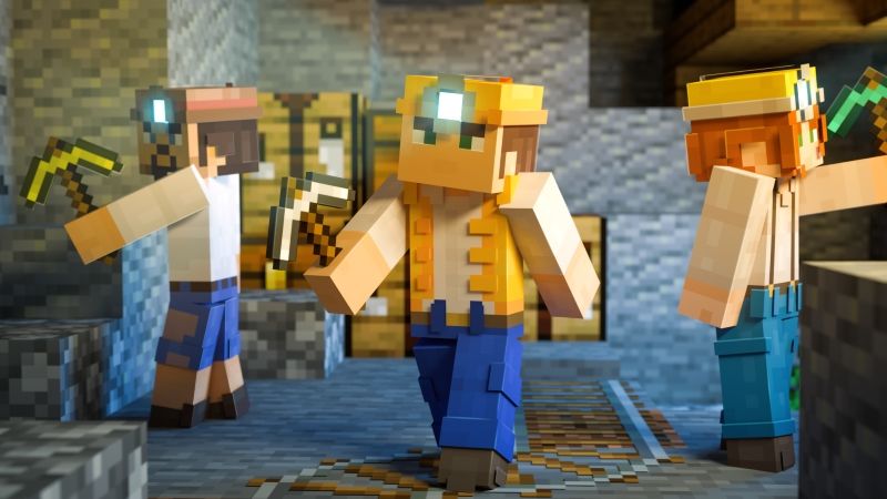 Miners on the Minecraft Marketplace by Cubed Creations