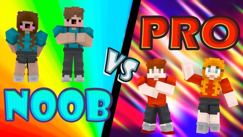 Noob VS Pro on the Minecraft Marketplace by Cubed Creations