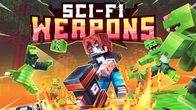 Sci-Fi Weapons on the Minecraft Marketplace by Cubed Creations