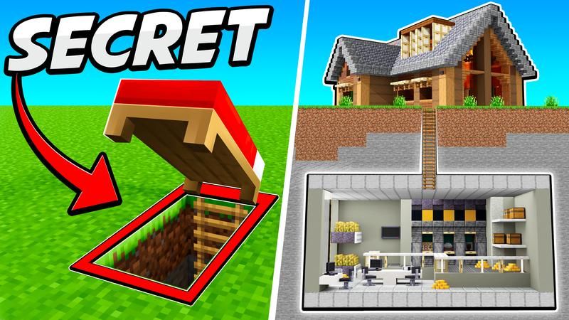 Secret Bed Bunker on the Minecraft Marketplace by Cubed Creations