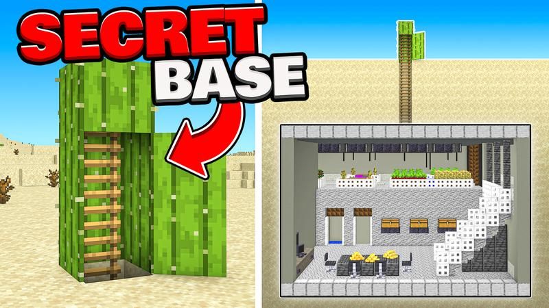 Secret Cactus Base on the Minecraft Marketplace by Cubed Creations