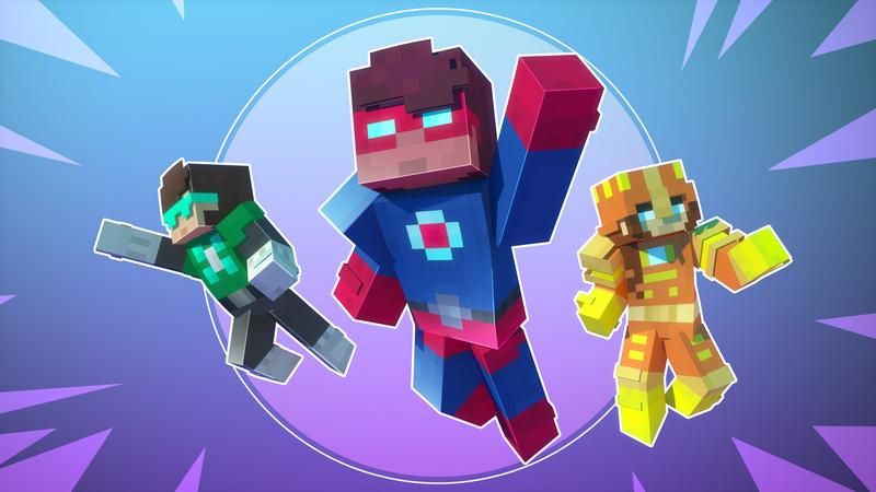 Superheroes on the Minecraft Marketplace by Cubed Creations