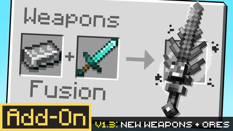 Weapons Fusion Add-On on the Minecraft Marketplace by Cubed Creations