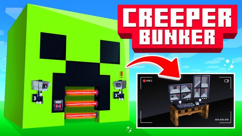 Creeper Bunker on the Minecraft Marketplace by cubical