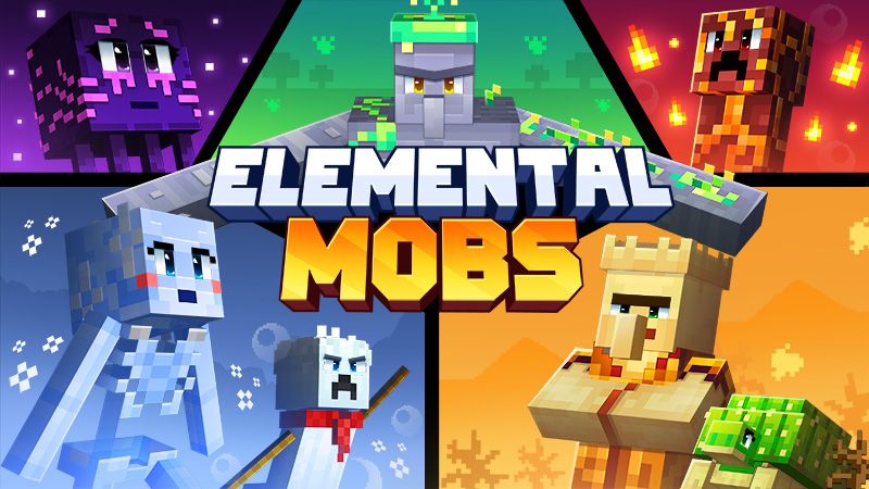 Elemental Mobs on the Minecraft Marketplace by cubical