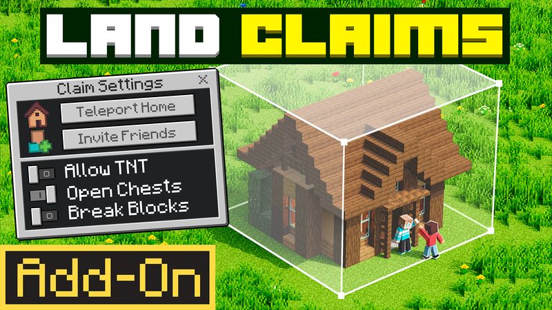 Land Claims 4.0 Add-On on the Minecraft Marketplace by Cubical