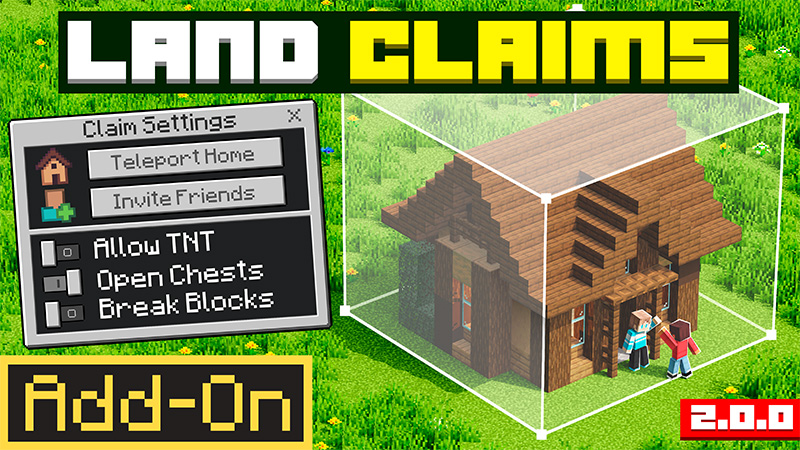 Land Claims Add-On on the Minecraft Marketplace by Cubical