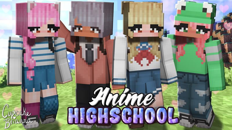 Anime Highschool HD Skin Pack on the Minecraft Marketplace by CupcakeBrianna