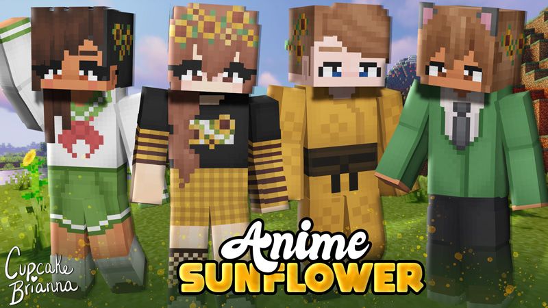 Anime Sunflower HD Skin Pack on the Minecraft Marketplace by CupcakeBrianna