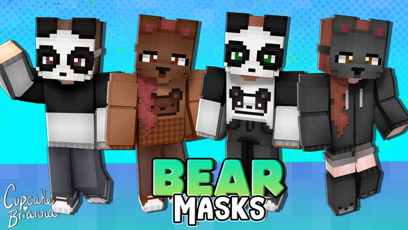 Bear Masks HD Skin Pack on the Minecraft Marketplace by CupcakeBrianna