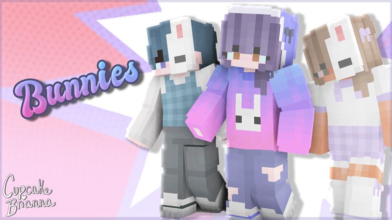 Bunnies Skin Pack on the Minecraft Marketplace by CupcakeBrianna