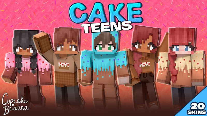 Cake Teens HD Skin Pack on the Minecraft Marketplace by CupcakeBrianna