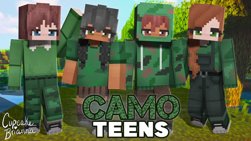 Camo Teens HD Skin Pack on the Minecraft Marketplace by CupcakeBrianna