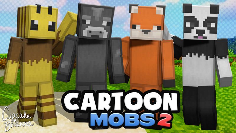 Cartoon Mobs 2 HD Skin Pack on the Minecraft Marketplace by CupcakeBrianna