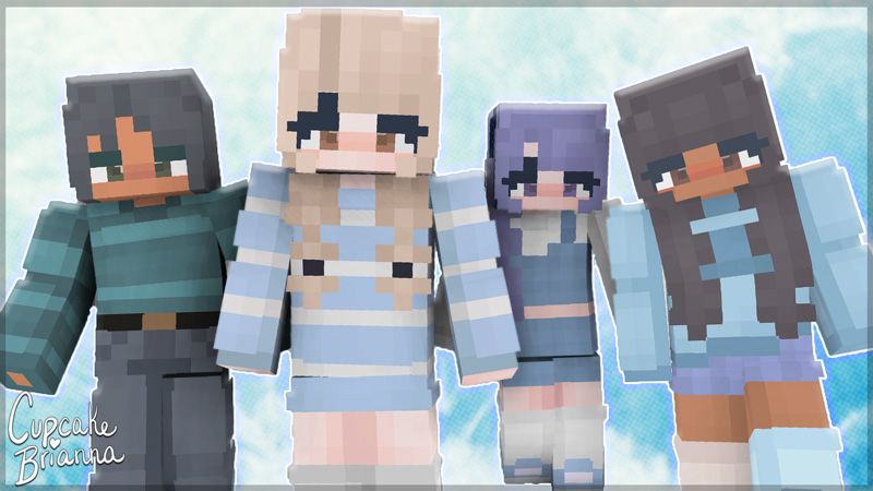 Cute Blue Skin Pack