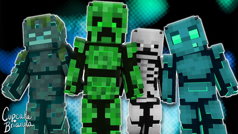 Cyber Mobs Skin Pack on the Minecraft Marketplace by CupcakeBrianna