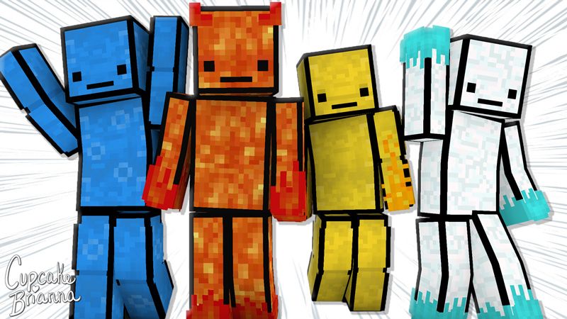 Elemental Blocks HD Skin Pack on the Minecraft Marketplace by CupcakeBrianna