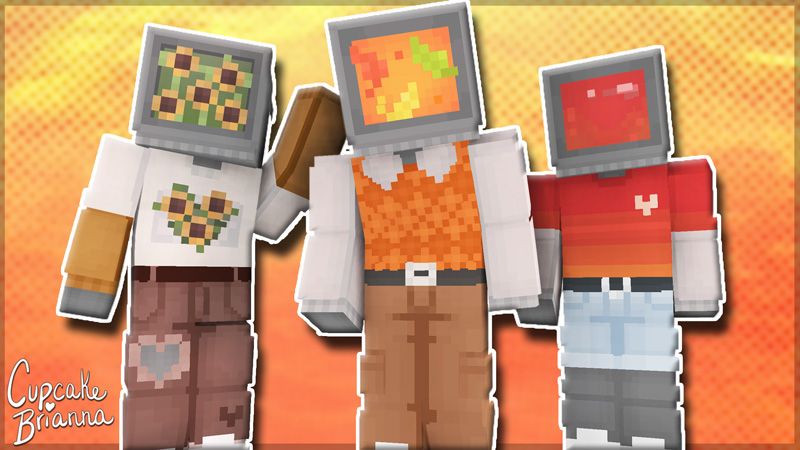 Fall TV Heads HD Skin Pack on the Minecraft Marketplace by CupcakeBrianna