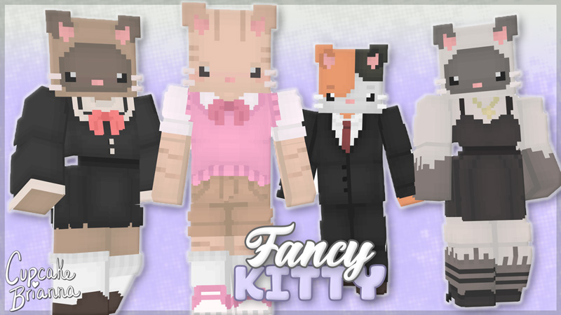 Fancy Kitty HD Skin Pack on the Minecraft Marketplace by CupcakeBrianna