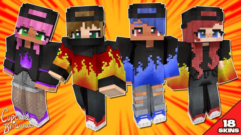 Fire Pros HD Skin Pack on the Minecraft Marketplace by CupcakeBrianna