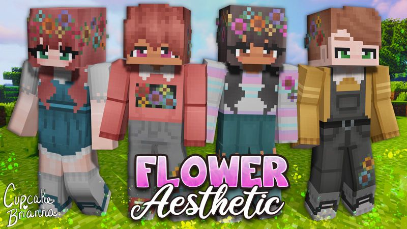 Flower Aesthetic HD Skin Pack on the Minecraft Marketplace by CupcakeBrianna