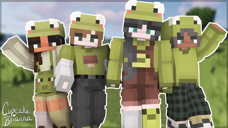 Frog Cutie Skin Pack on the Minecraft Marketplace by CupcakeBrianna