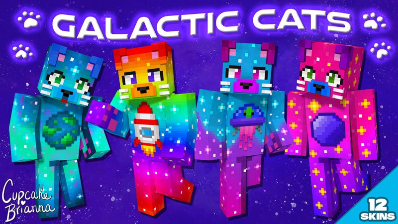 Galactic Cats HD Skin  Pack on the Minecraft Marketplace by CupcakeBrianna