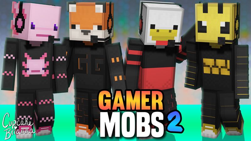 Gamer Mobs 2 HD Skin Pack on the Minecraft Marketplace by CupcakeBrianna