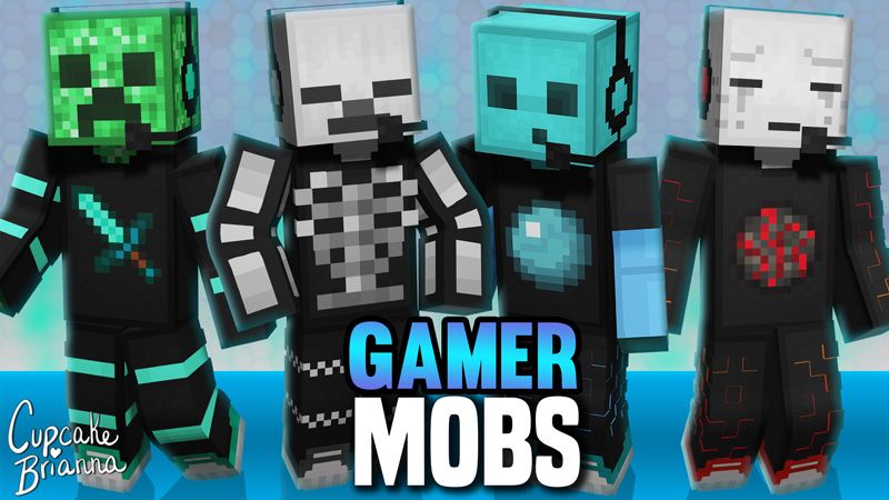 Gamer Mobs HD Skin Pack on the Minecraft Marketplace by CupcakeBrianna