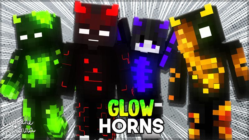 Glow Horns Skin Pack on the Minecraft Marketplace by CupcakeBrianna