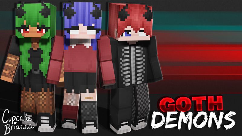 Goth Demons HD Skin Pack on the Minecraft Marketplace by CupcakeBrianna