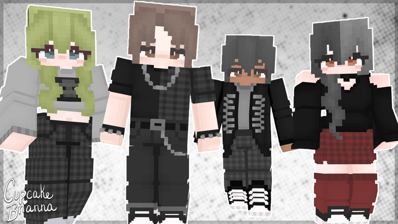 Goth HD Skin Pack on the Minecraft Marketplace by CupcakeBrianna