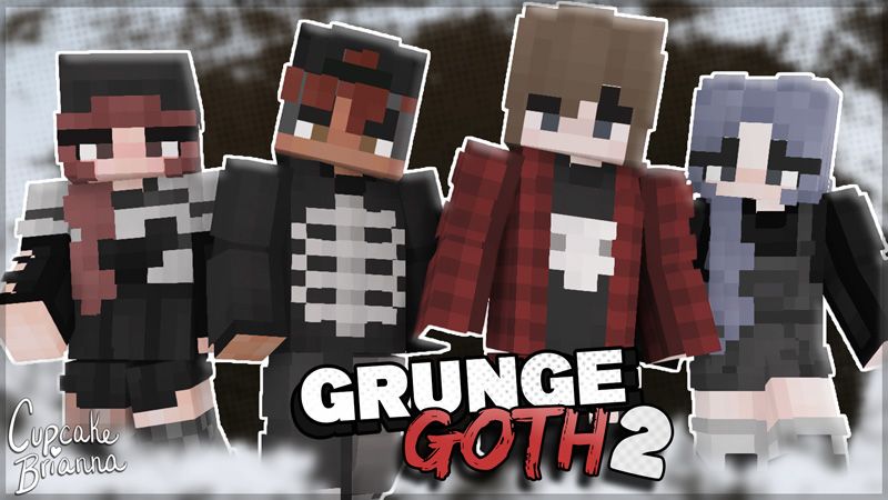 Grunge Goth 2 Skin Pack on the Minecraft Marketplace by CupcakeBrianna