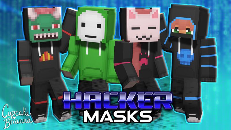 Hacker Masks HD Skin Pack on the Minecraft Marketplace by CupcakeBrianna