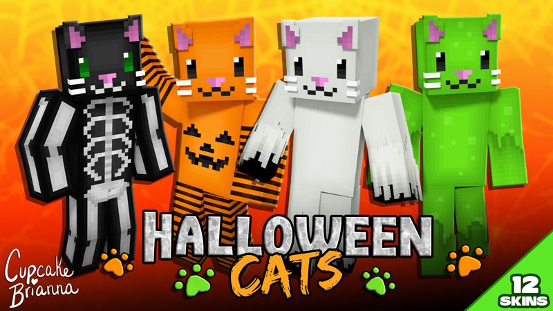 Halloween Cats HD Skin Pack on the Minecraft Marketplace by CupcakeBrianna