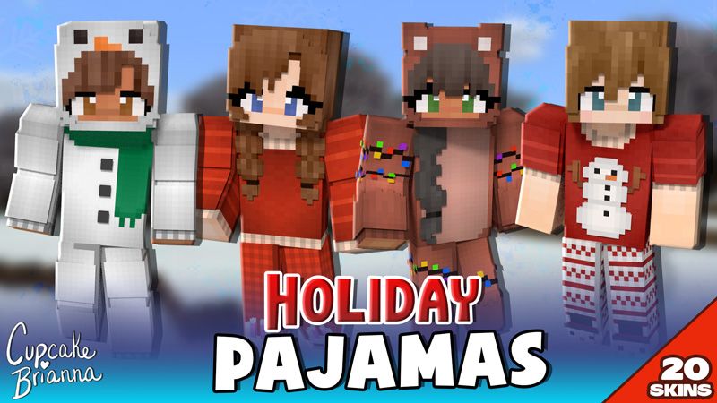 Holiday Pajamas HD Skin Pack on the Minecraft Marketplace by CupcakeBrianna